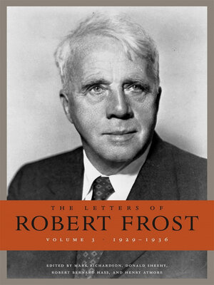 cover image of The Letters of Robert Frost